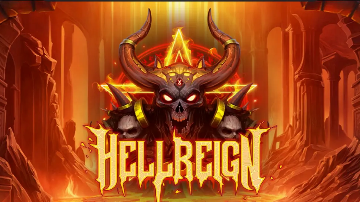 Interface do jogo Hellreign Scatter Magnet com temática infernal